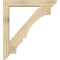 Ekena Millwork Balboa Slat Rough Sawn Bracket w/ Offset Brace, Douglas Fir, 6"W x 36"D x 40"H BKT0604X36X40BOA06RDF - alternate 3